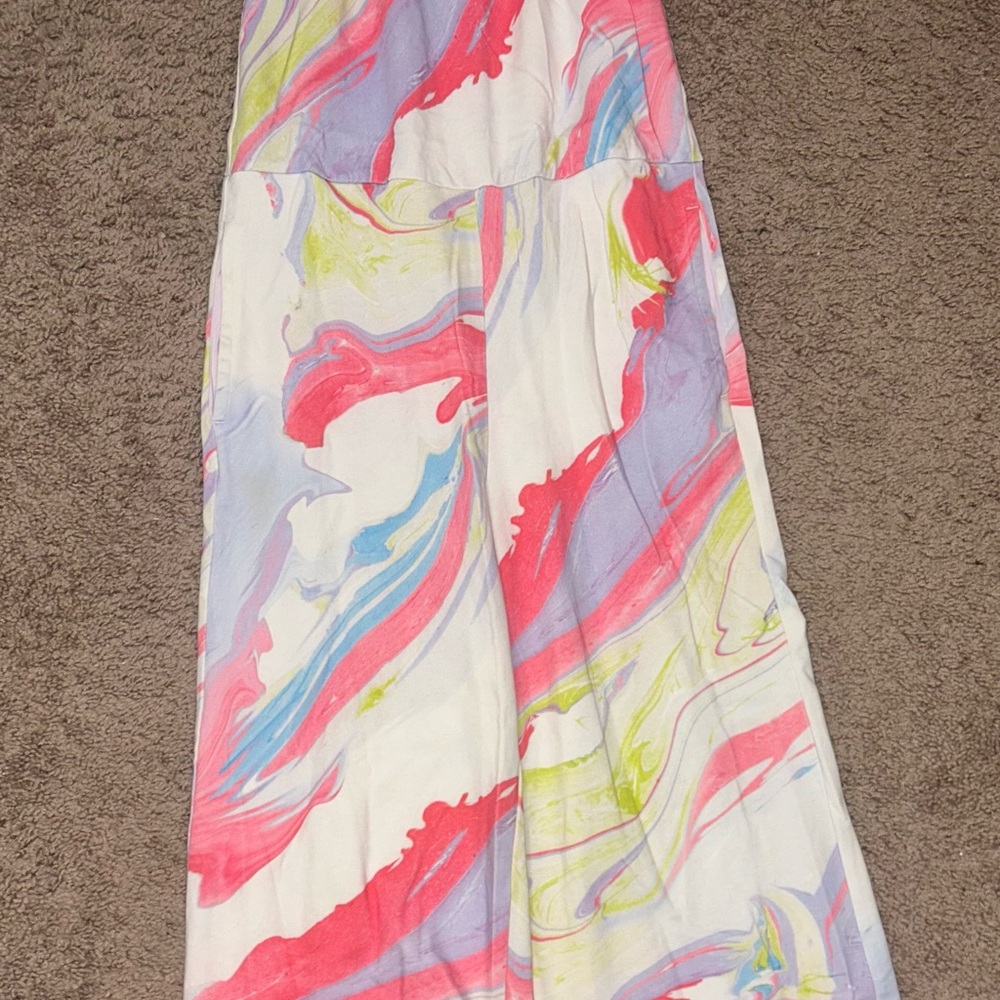 Colorful Abstract Maxi Dress